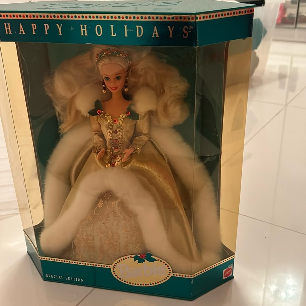 LIMITED EDITION 1994 Holiday Barbie Happy Holidays-Special Edition